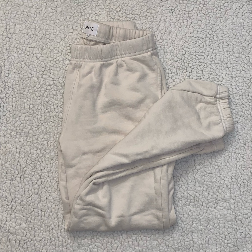 MATE The Label Relaxed Pocket Sweatpant in Bone